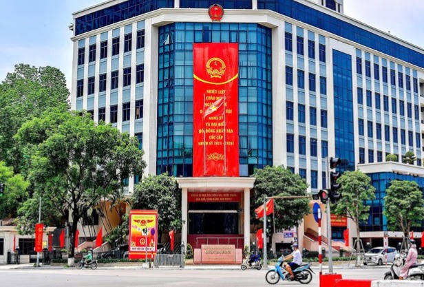 Trụ sở UBND phường Ngọc Hà.