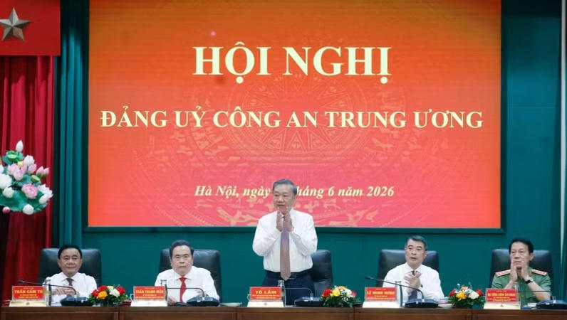 Tổng Bí thư, Chủ tịch nước phát biểu chỉ đạo tại Hội nghị Đảng ủy Công an Trung ương