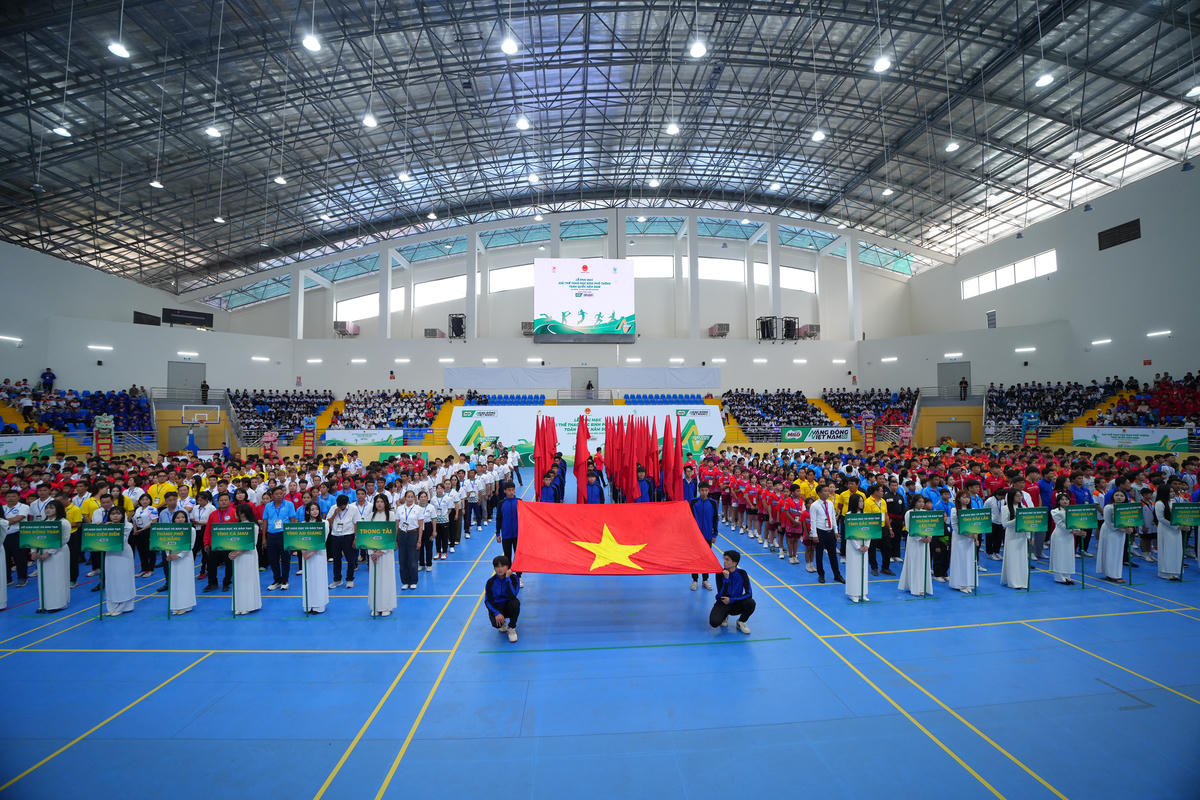 Lễ khai mạc Giải Thể thao học sinh phổ thông toàn quốc 2026 tại Lâm Đồng