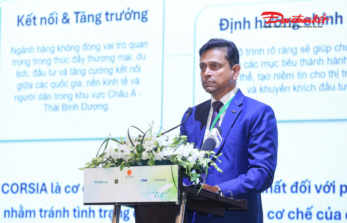 Ông Subash S - Phó Giám đốc Khu vực Châu Á - Thái Bình Dương của Tổ chức Hàng không dân dụng quốc tế (ICAO).