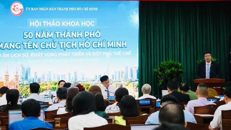 Quang cảnh hội thảo khoa học. Ảnh: V.Lê.
