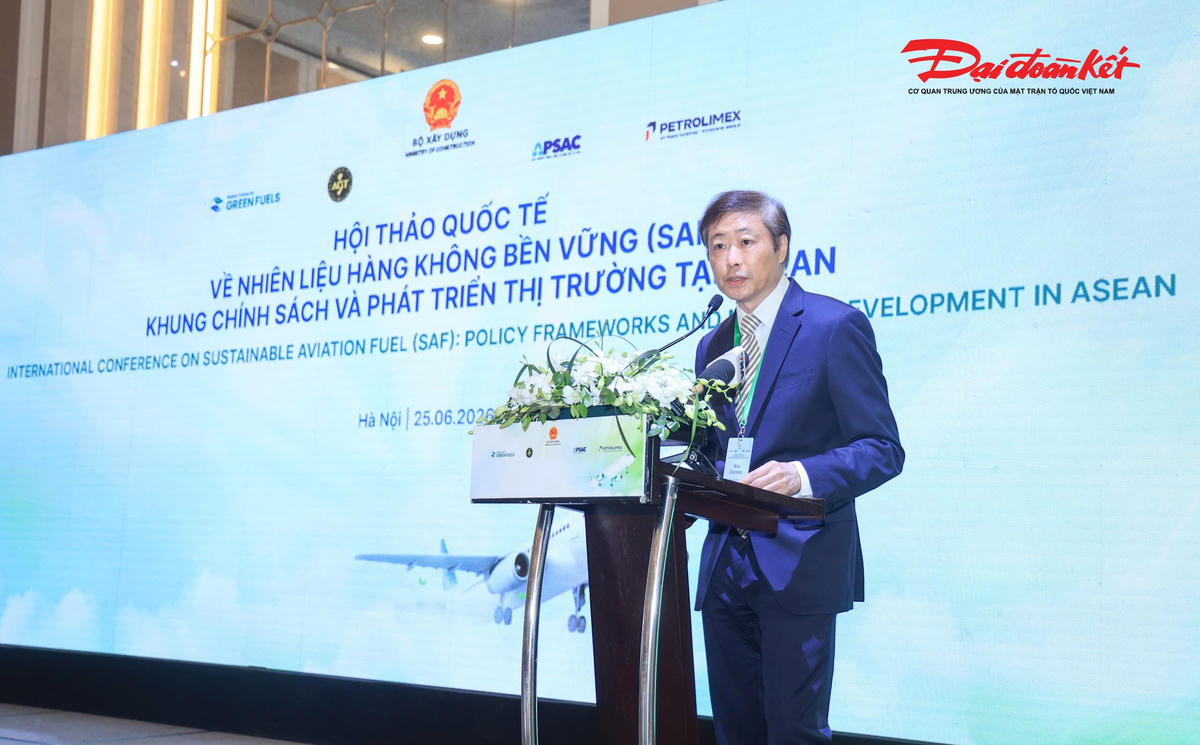 Ông Clarence Woo - Giám đốc Trung tâm Nhiên liệu xanh toàn cầu (GCGF).