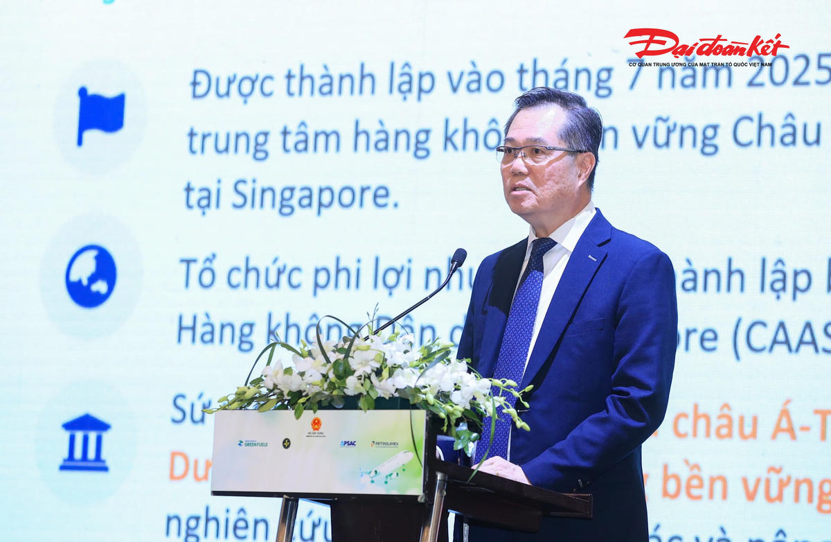 Ông Philip Goh, Tổng Giám đốc Trung tâm Hàng không bền vững châu Á - Thái Bình Dương (APSAC).