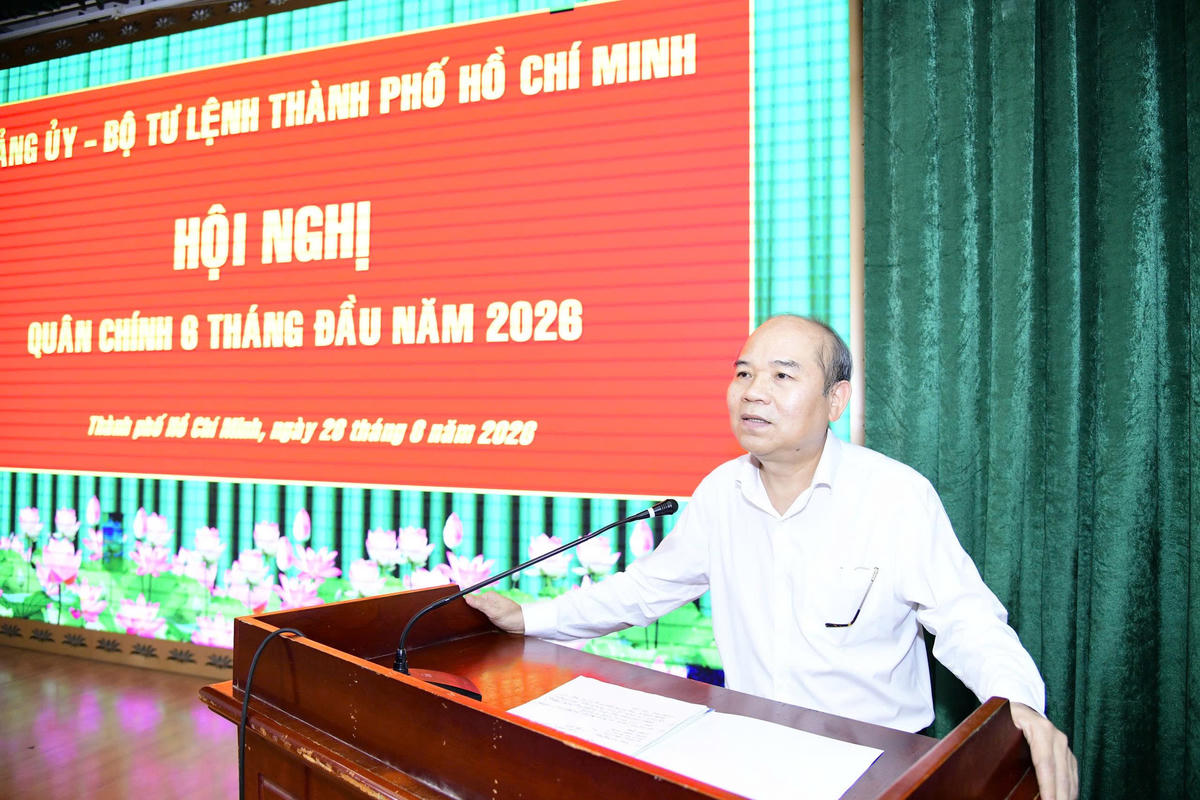 Ông Trần Văn Bảy, Thành ủy viên, Phó Chủ tịch UBND TP Hồ Chí Minh phát biểu. Ảnh: BTL.