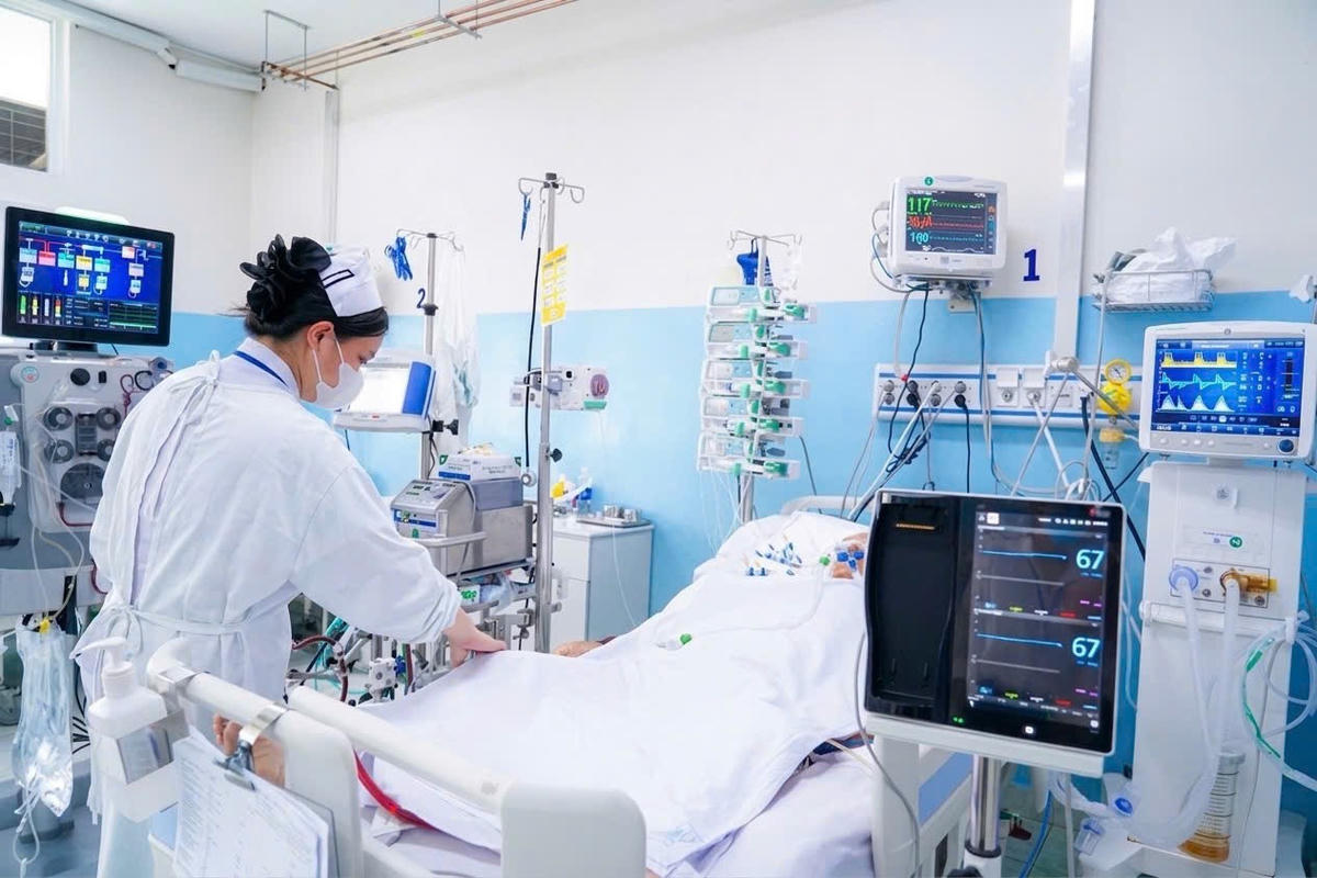 Quy trình E-CPR được kích hoạt để cứu sống bệnh nhân. Ảnh: M.T