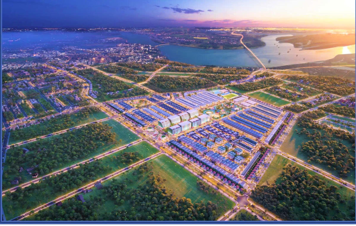 Phối cảnh Dự án đô thị Thanh Hà- giai đoạn 2,3 và 4. Ảnh: CV.