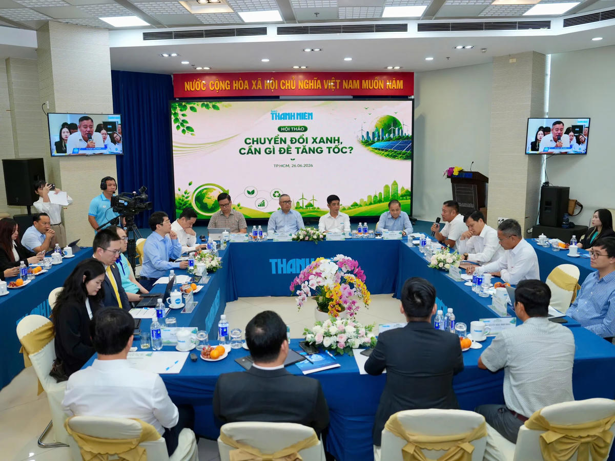 Quang cảnh hội thảo sáng 26/6. Ảnh: T.N