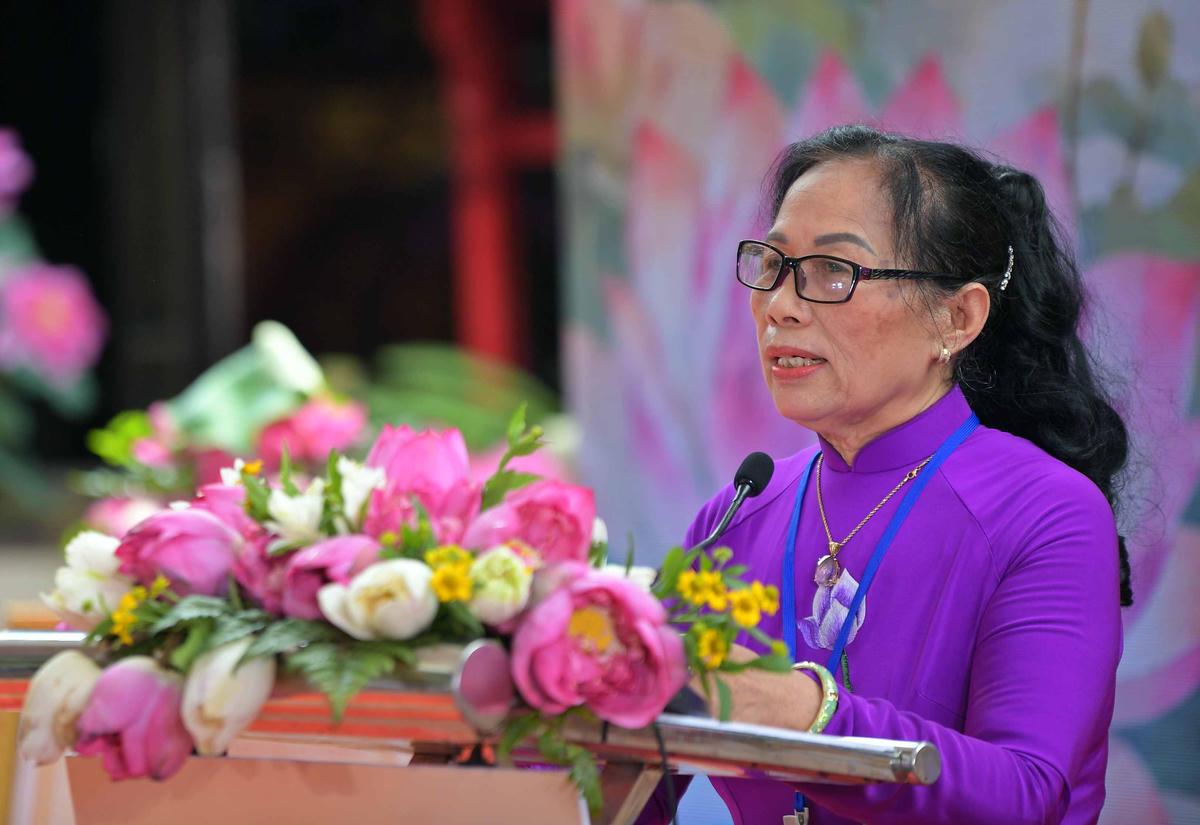 Nghệ nhân ướp trà sen Quảng An Lưu Thị Hiền đại diện cho các hộ gia đình và những người đang gìn giữ nghề ướp truyền thống Quảng An chia sẻ niềm vui tại buổi lễ: "chúng tôi rất mong tiếp tục nhận được sự quan tâm của các cấp lãnh đạo, các cơ quan chức năng để có một không gian phù hợp phục vụ sản xuất, bảo tồn nghề truyền thống và đón tiếp du khách, góp phần quảng bá những giá trị văn hóa đặc sắc của trà sen Quảng An", bà Hiền bày tỏ.