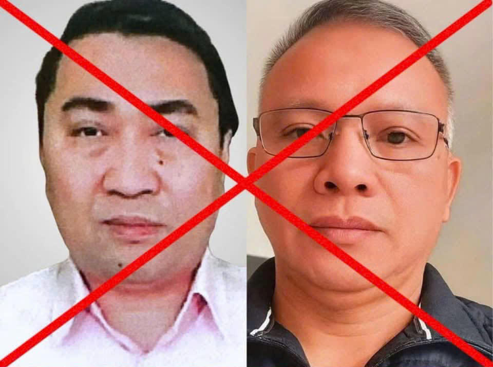Các đối tượng phản động: Lê Trung Khoa, Nguyễn Văn Đài. Ảnh: CAHT