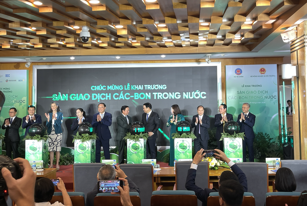Chính thức vận hành sàn giao dịch carbon trong nước