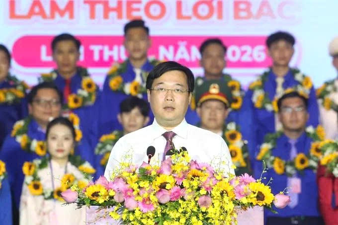 Ông Lê Quốc Phong phát biểu tại chương trình. Ảnh: DP.