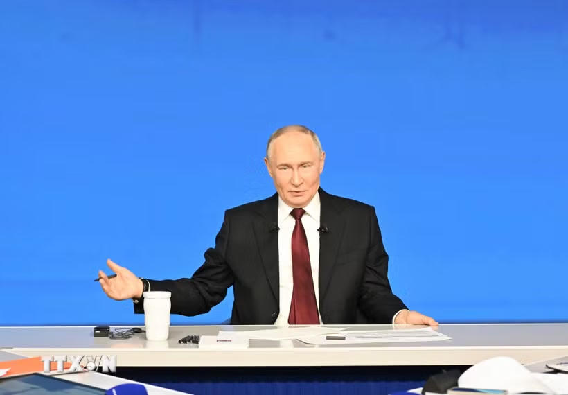 Tổng thống Nga Vladimir Putin. (Ảnh: THX/TTXVN).