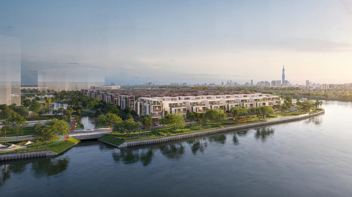 Bán đảo SOLA - Villa compound duy nhất tại The Global City. Ảnh: Masterise Homes.