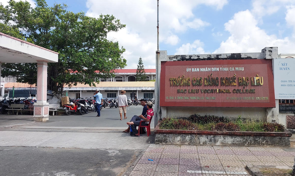Trường cao đẳng Nghề Bạc Liêu ở thời điểm hiện tại. Ảnh: Nguyên Du
