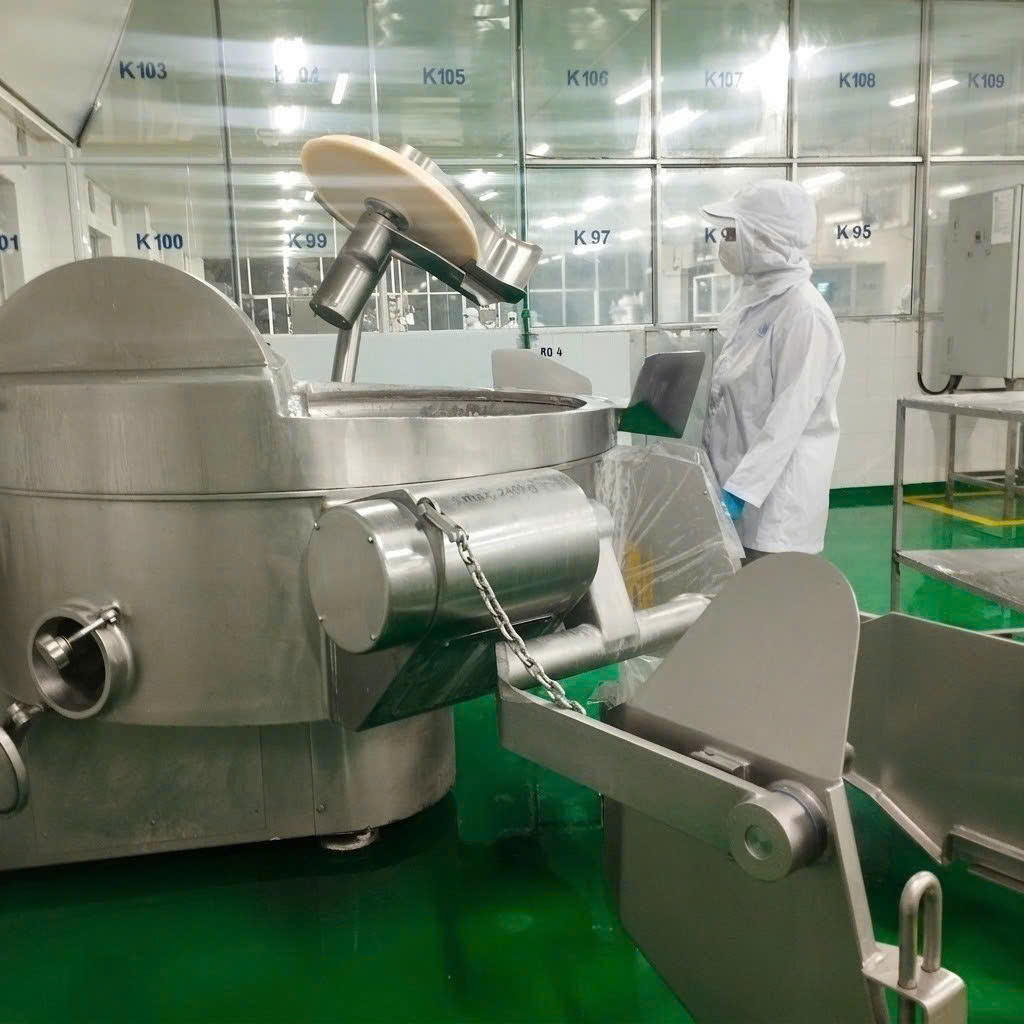 Công ty CP Đồ hộp Hạ Long tiến hành sửa chữa, nâng cấp một số hạng mục nhà xưởng, máy móc và thiết bị trong thời gian tạm dừng hoạt động. Ảnh: Ngọc Phượng.