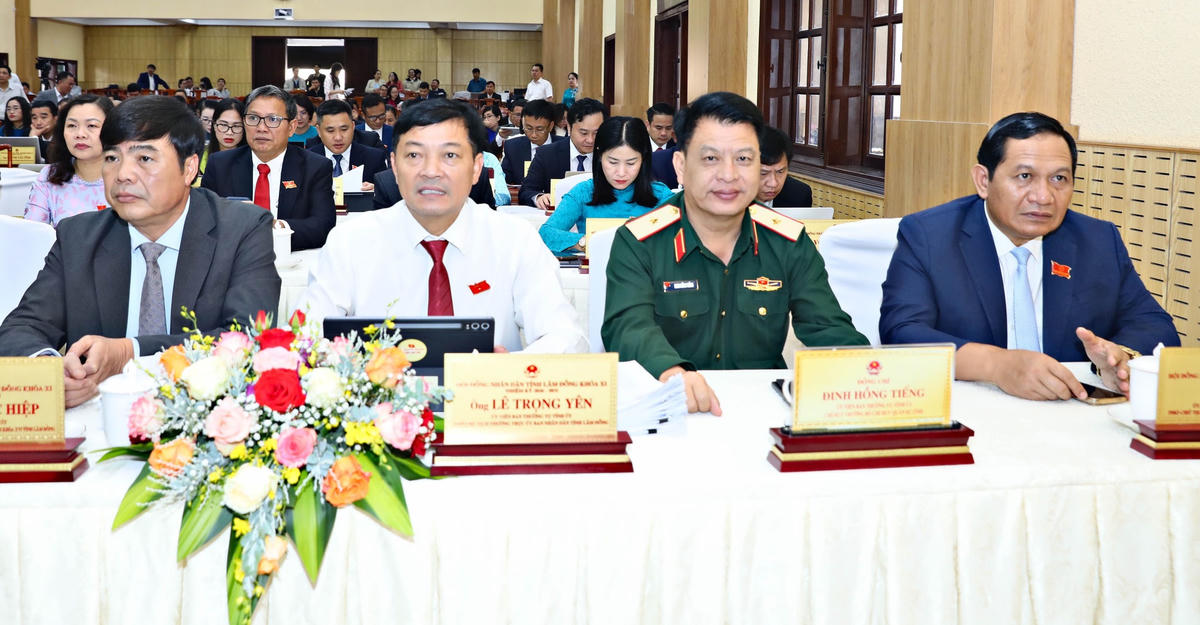 Các đại biểu tham dự kỳ họp.