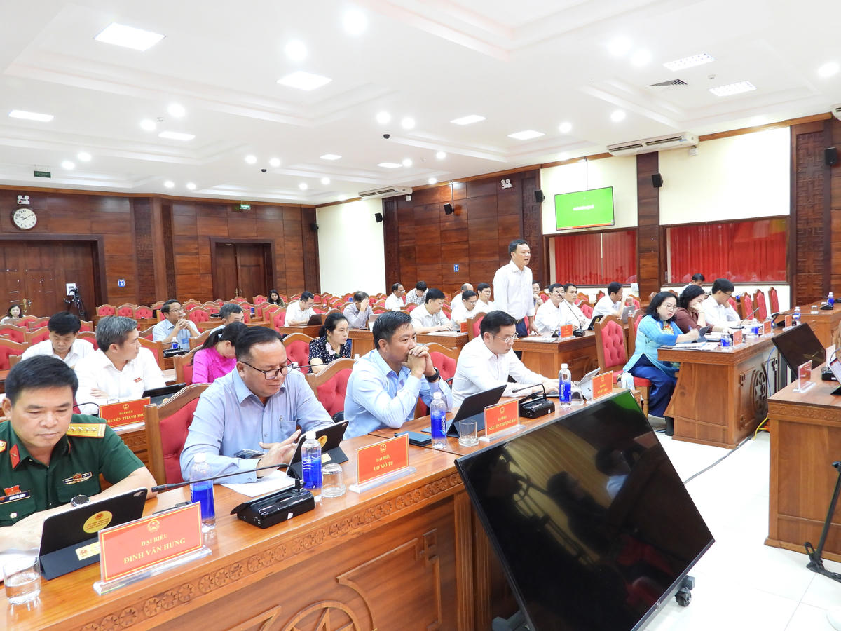 Các đại biểu dự phiên thảo luận. Ảnh: Thanh Nga.