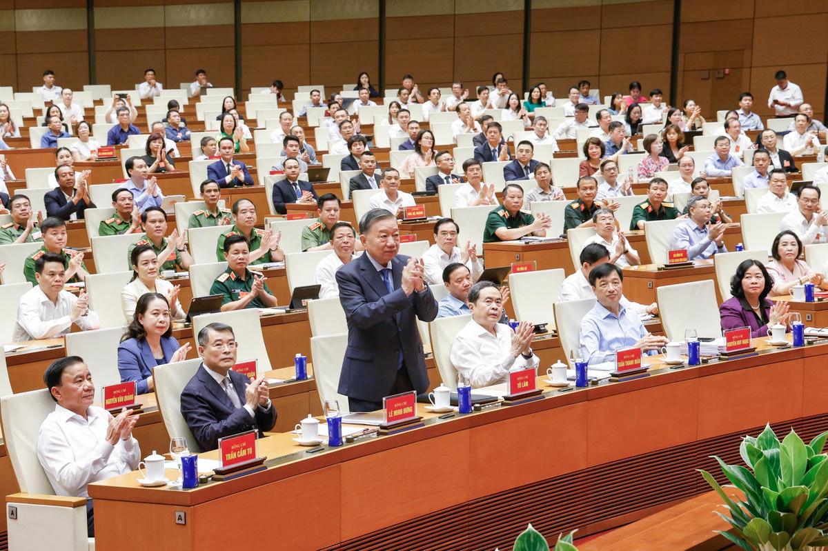 Tổng Bí thư, Chủ tịch nước Tô Lâm tại Hội nghị. Ảnh: Quang Vinh