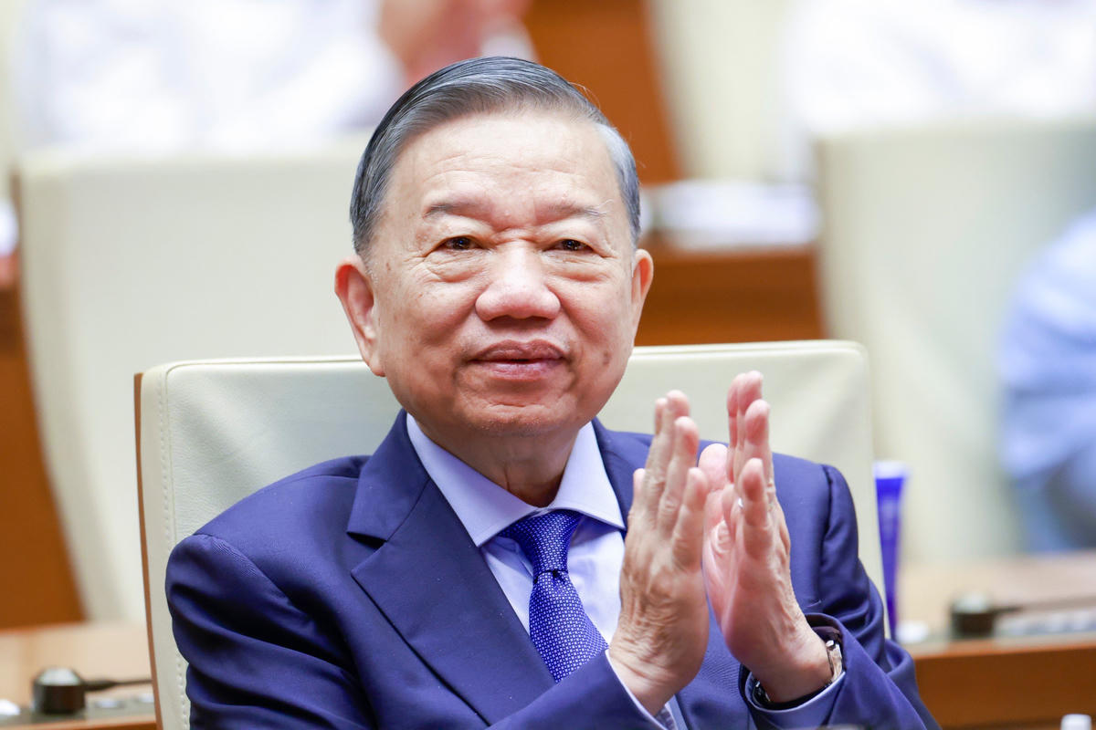 Tổng Bí thư, Chủ tịch nước Tô Lâm tại hội nghị. Ảnh: Quang Vinh