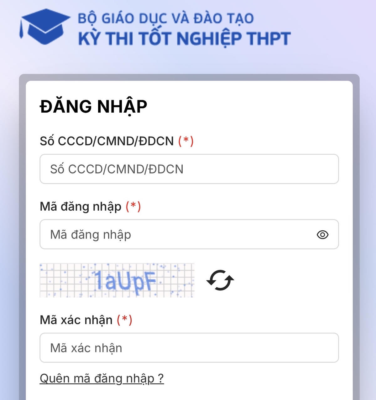 Thí sinh và phụ huynh có thể tra cứu điểm thi tốt nghiệp THPT 2026 trên các website của Bộ GDĐT.