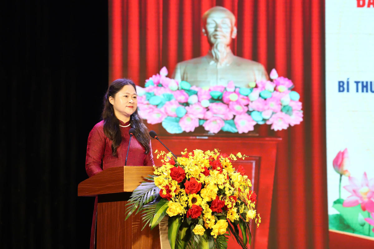 Bà Cao Thị Huyền Trân. Ảnh: Thùy Trang.
