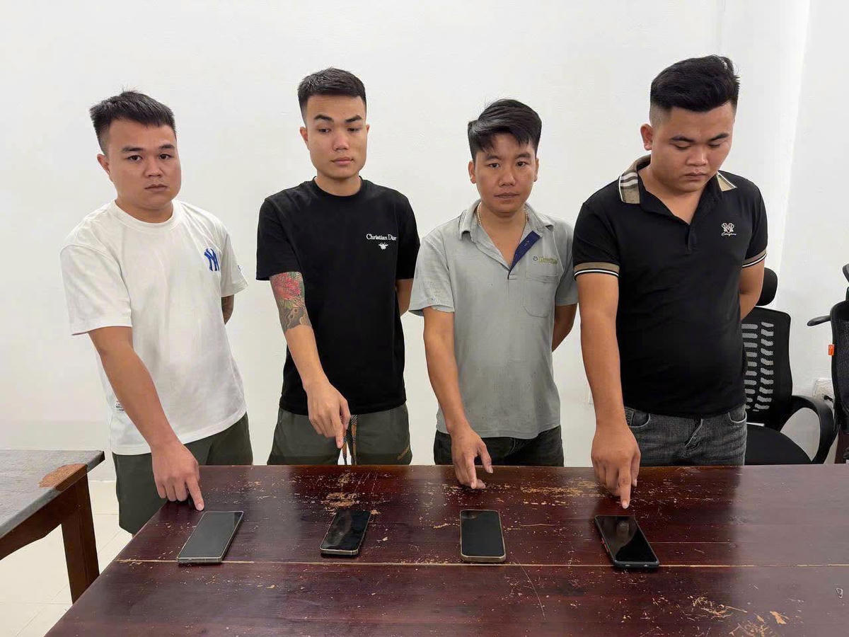 Các đối tượng trong vụ án. Ảnh: Công an tỉnh Tuyên Quang.