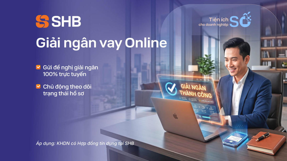 Tính năng giải ngân online giúp doanh nghiệp giảm bớt thao tác giấy tờ, hạn chế giao dịch trực tiếp tại quầy và nâng cao tính minh bạch trong quá trình xử lý hồ sơ.