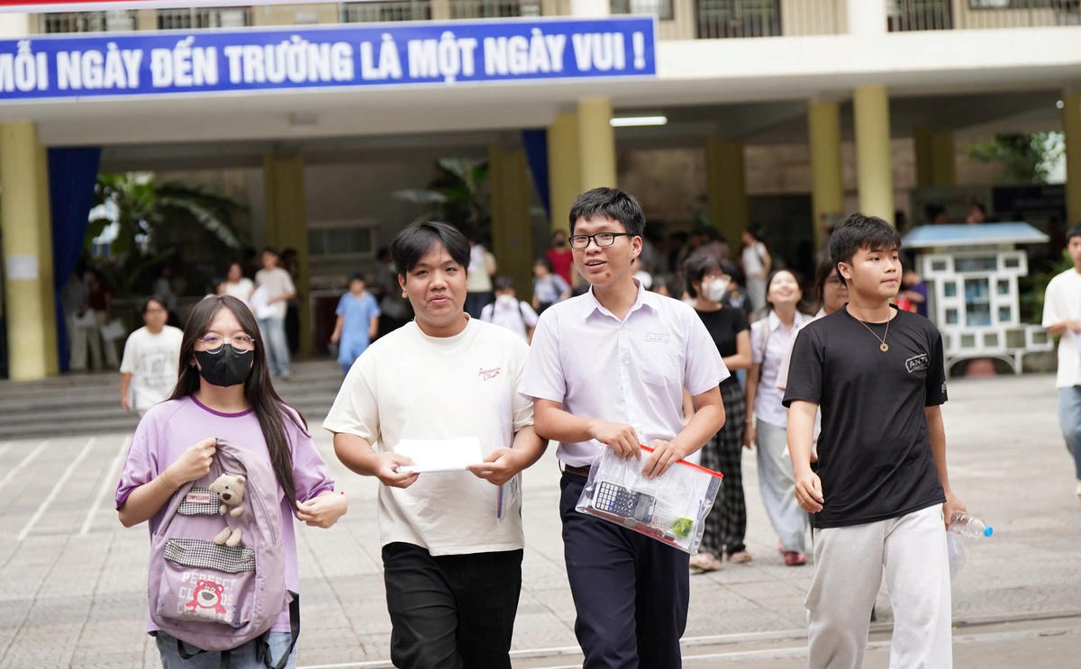 Thí sinh dự thi kỳ thi tốt nghiệp THPT 2026 ở TP Đà Nẵng. Ảnh: CĐ.