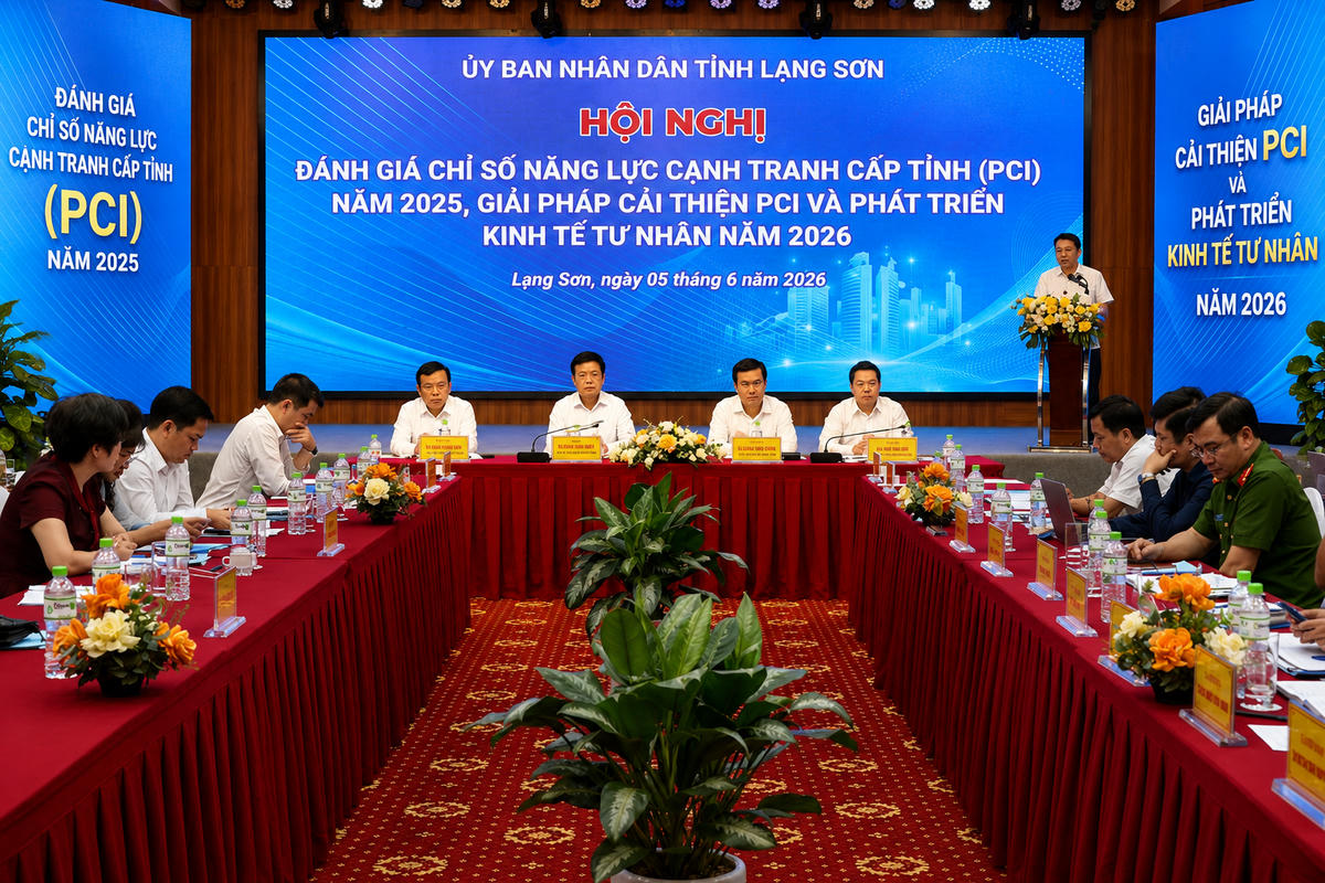 Toàn cảnh Hội nghị PCI tỉnh Lạng Sơn năm 2026