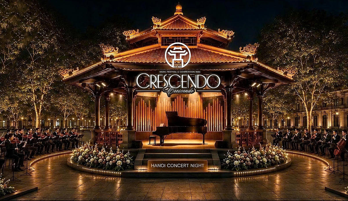 Chương trình nghệ thuật đặc biệt Crescendo - Giao hưởng kết nối diễn ra tại Nhà Bát Giác.