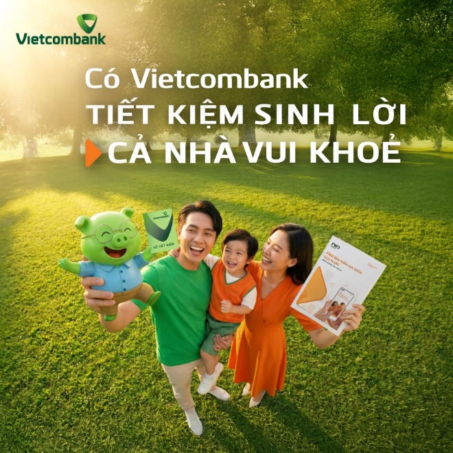 Gửi tiết kiệm tại Vietcombank, nhận thêm quyền lợi bảo hiểm sức khỏe từ FWD