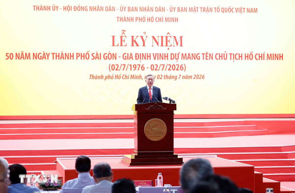 Tổng Bí thư, Chủ tịch nước Tô Lâm phát biểu. (Ảnh: Thống Nhất/TTXVN).