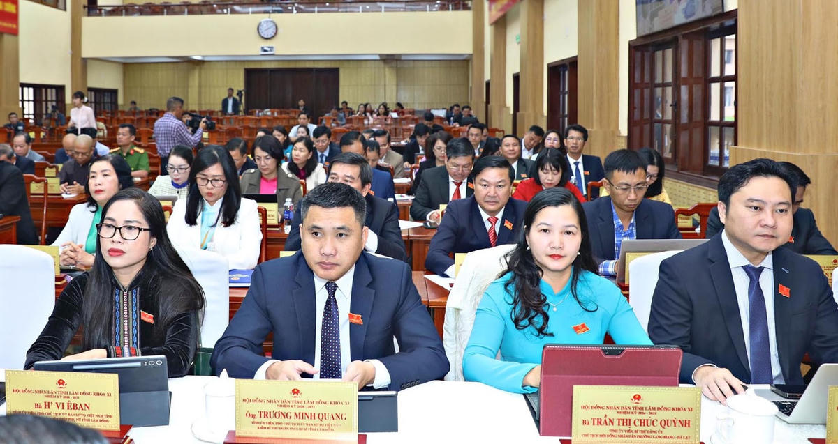 Các đại biểu tham dự kỳ họp.
