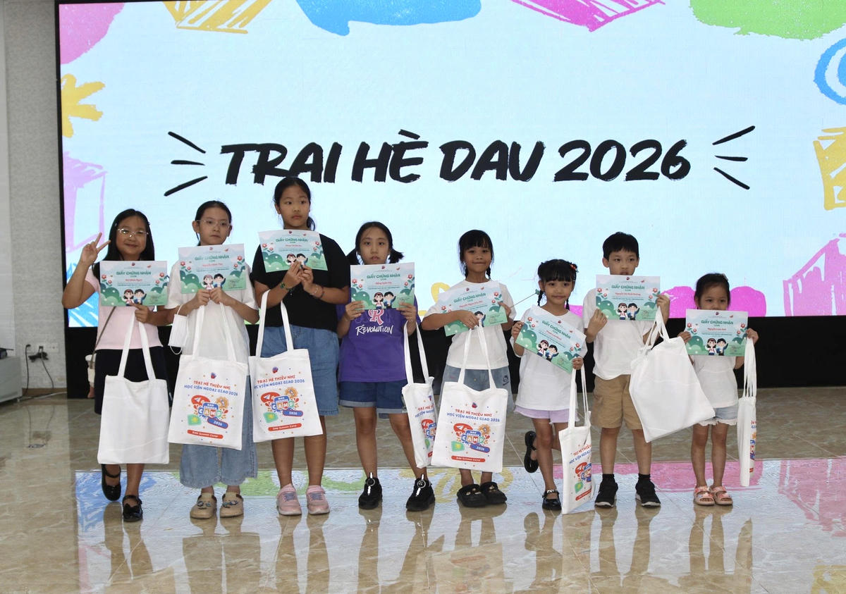 Trại hè Thiếu nhi DAV 2026 mở không gian trải nghiệm, sáng tạo cho trẻ