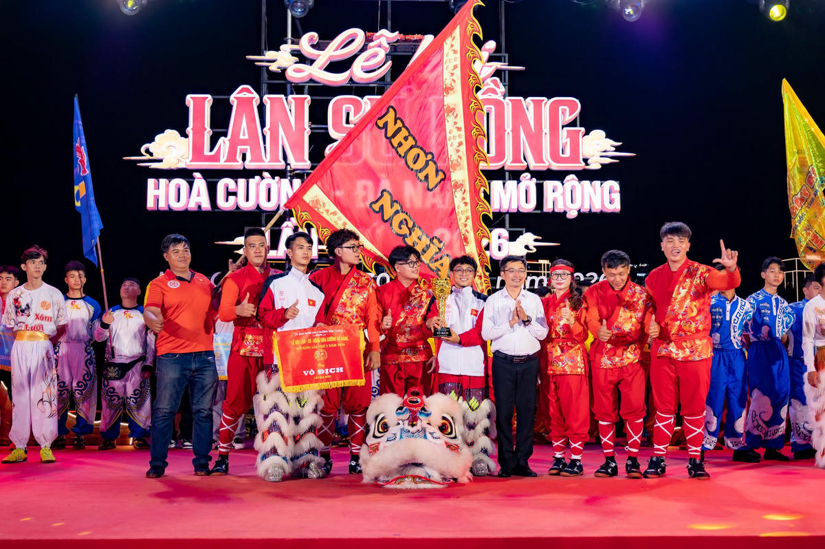 Các đoàn phía Nam thắng lớn tại Lễ hội Lân - Sư - Rồng Hòa Cường Đà Nẵng