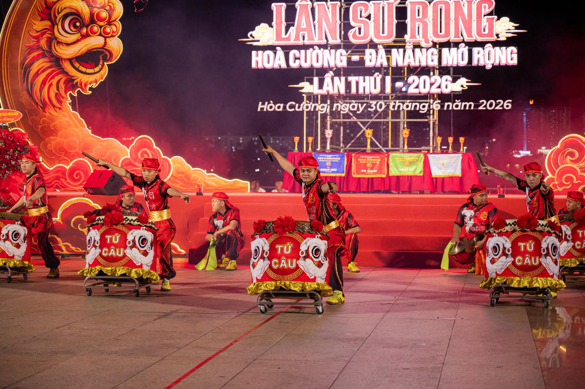 Các đoàn phía Nam thắng lớn tại Lễ hội Lân - Sư - Rồng Hòa Cường Đà Nẵng