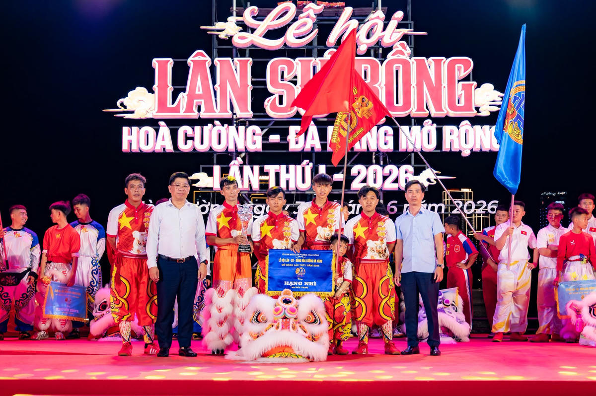 Các đoàn phía Nam thắng lớn tại Lễ hội Lân - Sư - Rồng Hòa Cường Đà Nẵng
