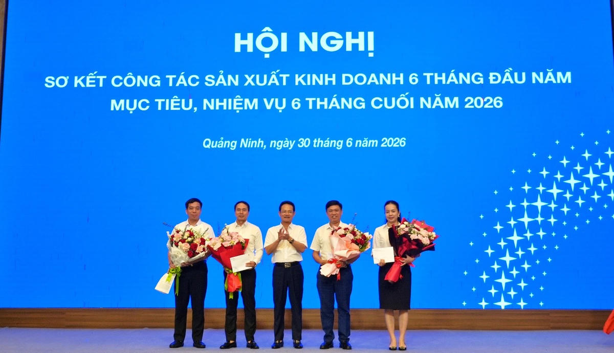 Lãnh đạo EVNNPC trao khen thưởng cho các tập thể Ban chuyên môn Tổng công ty có thành tích xuất sắc trong thực hiện các chỉ tiêu kế hoạch quý II/2026, ghi nhận những nỗ lực, tinh thần trách nhiệm và đóng góp tích cực vào kết quả chung của Tổng công ty