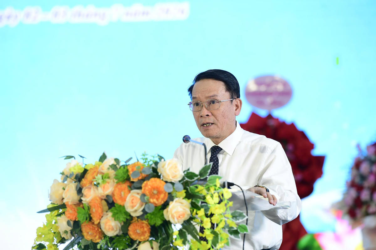 Ông Nguyễn Đức Lợi, Phó Chủ tịch Thường trực Hội Nhà báo Việt Nam phát biểu tại Đại hội.