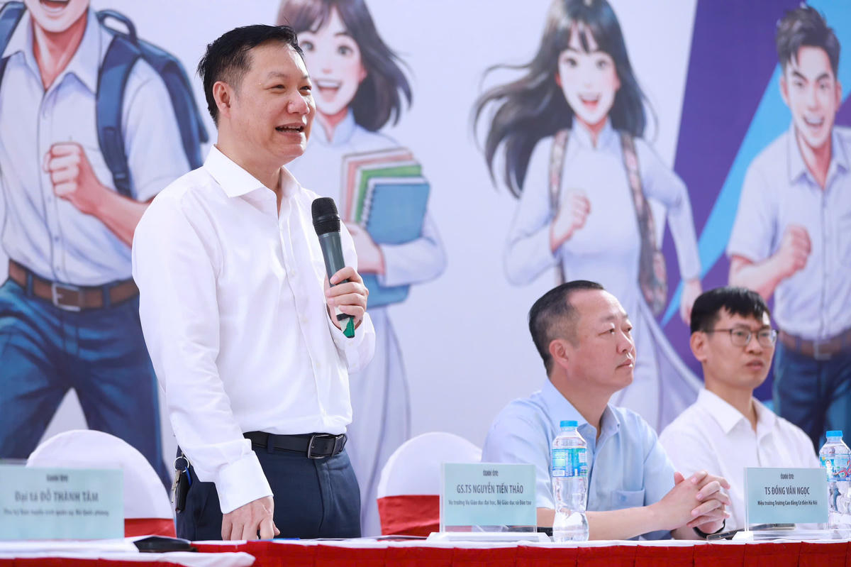 GS.TS Nguyễn Tiến Thảo - Vụ trưởng Vụ Giáo dục đại học (Bộ GDĐT).