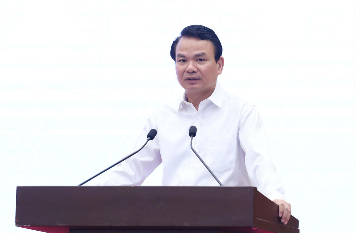 Bộ trưởng, Chủ nhiệm Văn phòng Chính phủ Đặng Xuân Phong, Người phát ngôn của Chính phủ, chủ trì họp báo - Ảnh: VGP