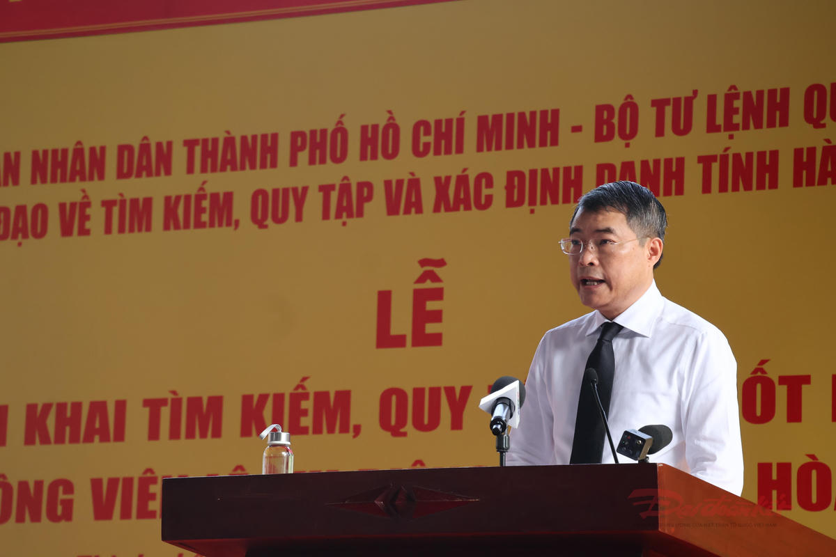 Thủ tướng Lê Minh Hưng phát biểu tại buổi lễ. Ảnh: K.S.