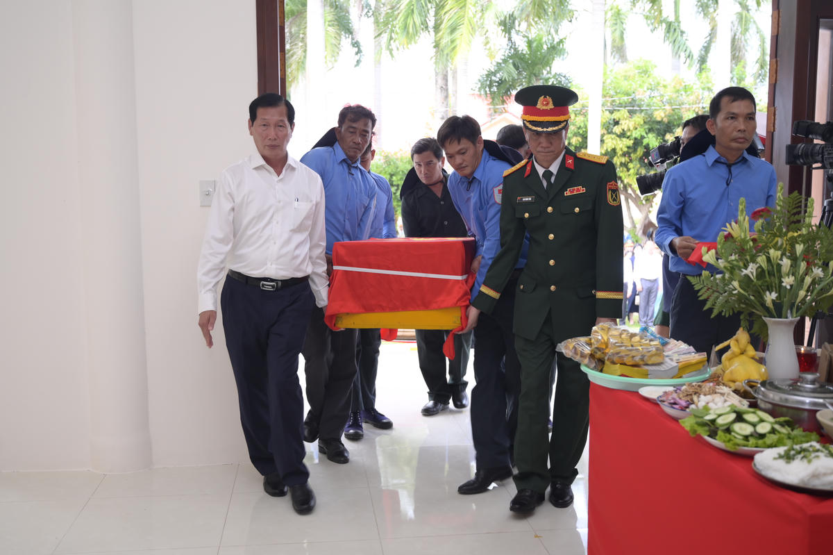 An Giang: Đón 128 hài cốt liệt sĩ về với đất mẹ