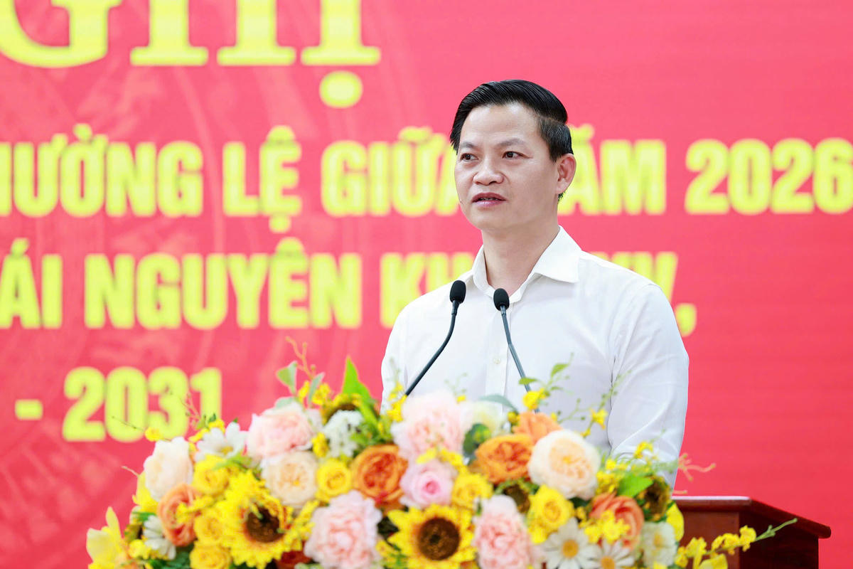 Chủ tịch UBND tỉnh Thái Nguyên Vương Quốc Tuấn. Ảnh: TNGOP.