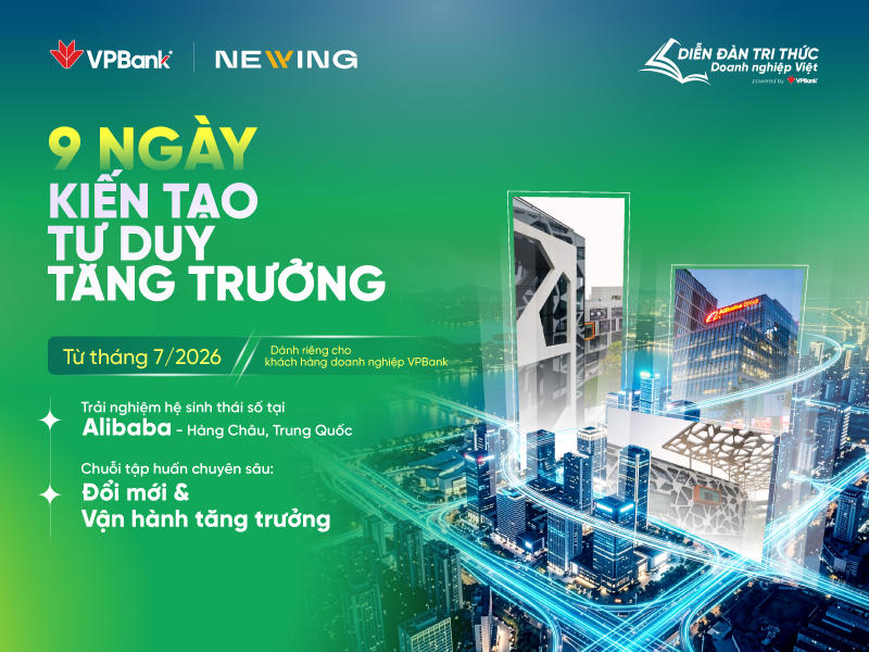 VPBank đầu tư hàng tỷ đồng đưa 28 CEO SME tới Alibaba