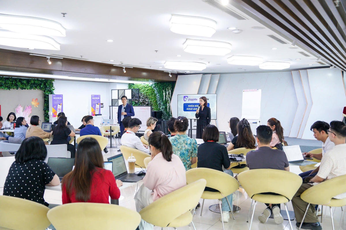 Một lớp đào tạo về năng lực Agile tại ROX Group