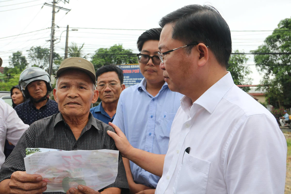 Chủ tịch Mặt trận TP Đà Nẵng kiểm tra loạt dự án chậm tiến độ 