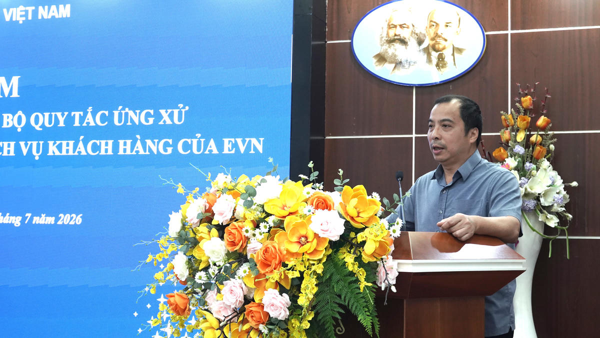 Ông Ngô Sơn Hải – Phó Tổng Giám đốc EVN phát biểu chỉ đạo Tọa đàm