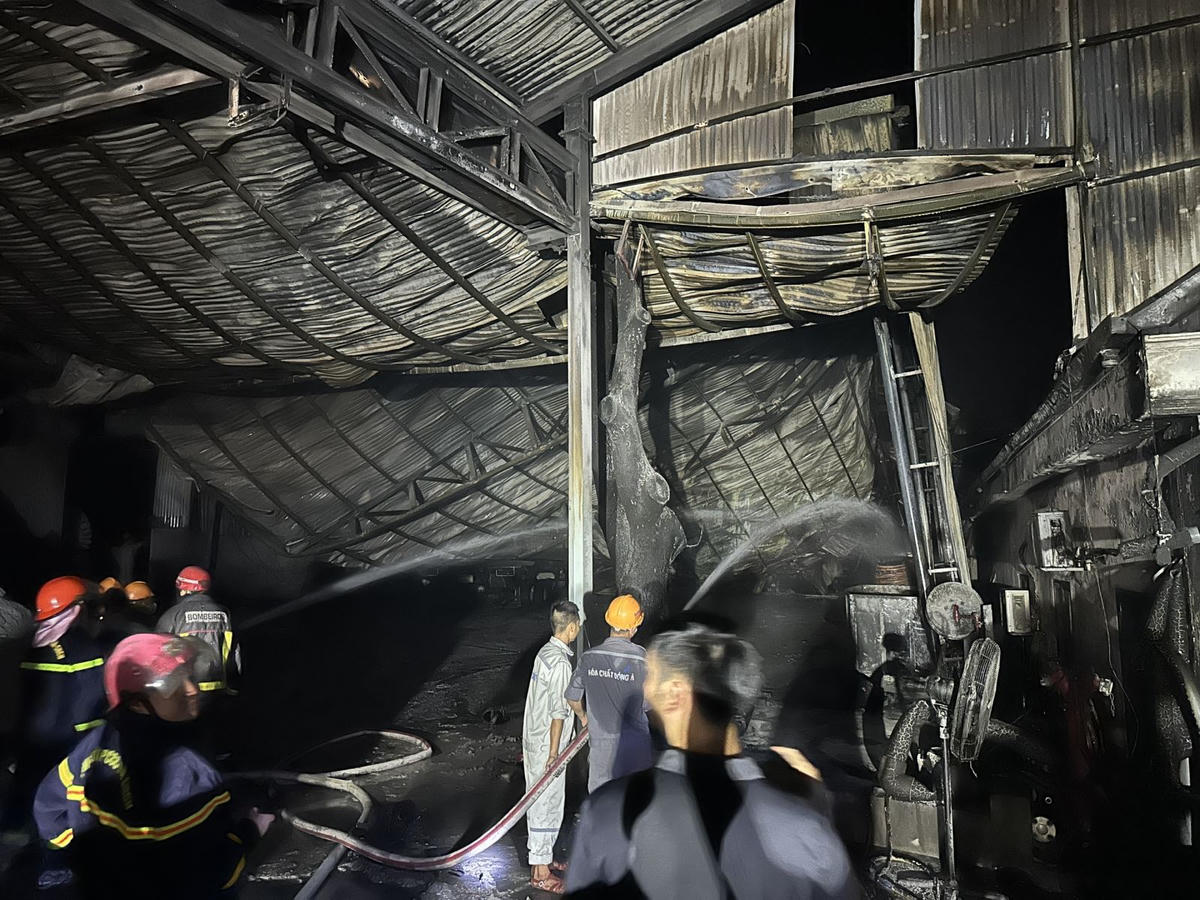 Nhiều tài sản bị thiêu rụi. Ảnh: Công an tỉnh Phú Thọ.