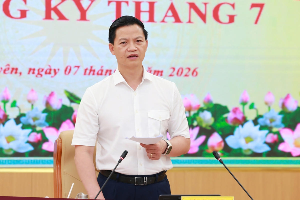Chủ tịch UBND tỉnh Thái Nguyên Vương Quốc Tuấn. Ảnh: TNGOP.